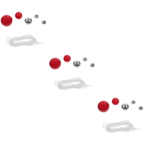 TOYANDONA 15 STK Mechanische Versuchsausrüstung Geräte Für Physikalische Experimente Pendelkugel Für Physik Physik-Newton-Ball-zubehör Balance-stoßstangenbälle Lehrgerät Kunststoff von TOYANDONA