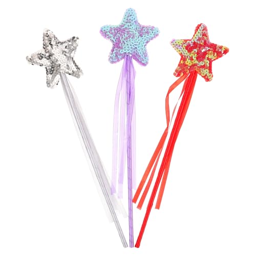 TOYANDONA 15 STK Zauberstab Mädchen Fee Stock -Feenstäbe Rayan Spielzeug für Sternenfee Feenstern-Stick Fairy Wand Kinderkleider kinderspielzeug Toys Feenstab Zauberstäbe Plastik von TOYANDONA