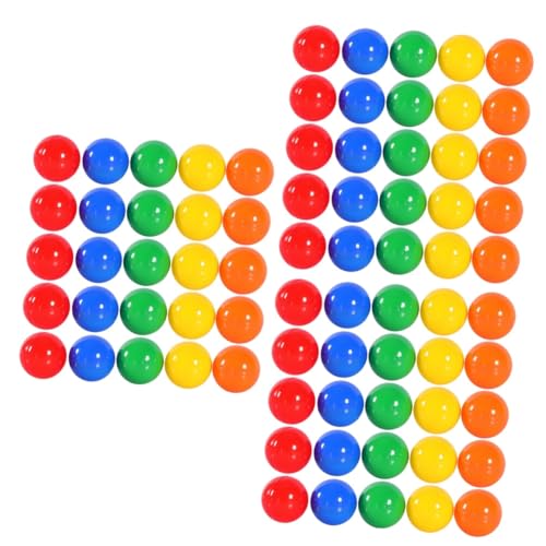 TOYANDONA 150 STK Lotteriekugel kleine Spielbälle farbige Bingokugeln buntes Tischtennis Bunte Bingokugeln tischtennisball tischfussball Ball für die Lotterie interessante Spielbälle Plastik von TOYANDONA