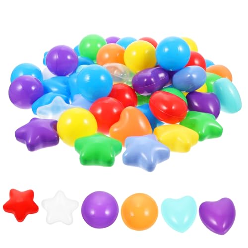 TOYANDONA 150 Stück Meeresball Bälle für die Grube Pastellfarbene Pitballs für kinderspielzeug Fun jucarii pentru copii Kugelstern für Kleinkinder bruchsichere Kugel Plastik von TOYANDONA