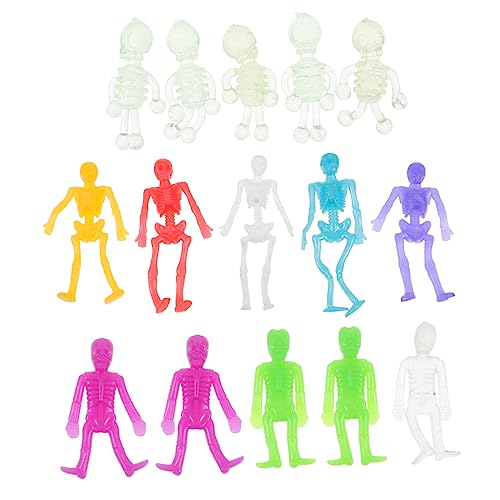 TOYANDONA 15Stücke Teiliges TPR Skelett für Halloween Partys Lustige Dekorative Skelettfiguren für Zuhause Büro und Requisite für Gruselige Szenen TOYANDONA 15Stücke Teiliges TPR Skelett für Halloween Partys Lustige Dekorative Skelettfiguren für Zuhause Büro und Requisite für Gruselige Szenen von TOYANDONA