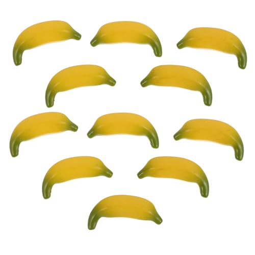 TOYANDONA 15 Stücke Realistische Mini Banana Spielzeug Gefälschte Obst Dekorationen Home Party Zubehör Kreative Handwerk Requisiten von TOYANDONA