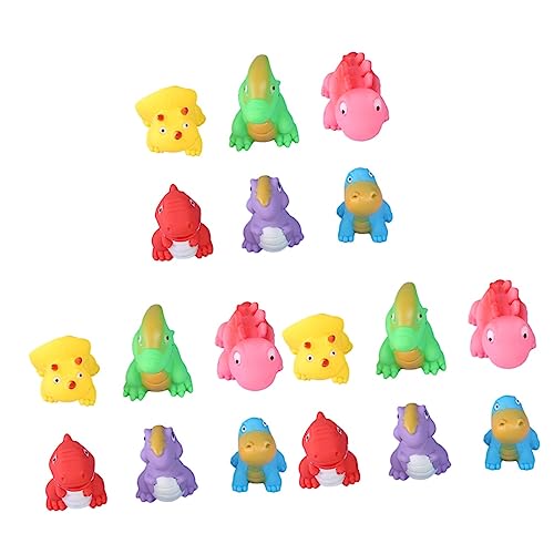 TOYANDONA 18 STK Dinosaurier-Spielzeug Babywanne Spielzeug Badespielzeug Für Kleinkinder 1-3 Badewanne Tragbar Babybadewanne Interessantes Badewannenspielzeug Kinderzubehör Vinyl von TOYANDONA