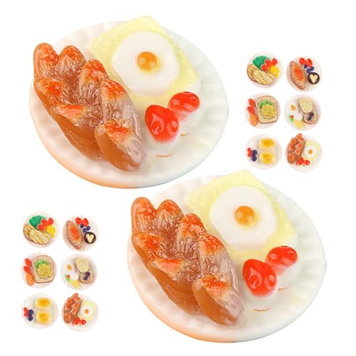 TOYANDONA 18 Stück Simulierte Lebensmittelspielzeuge Mini Spielzeuge Gefälschte Lebensmittelmodelle Mini Snack Mini Spiellebensmittel Mini Hausdekoration Mini Hausornament Mini von TOYANDONA