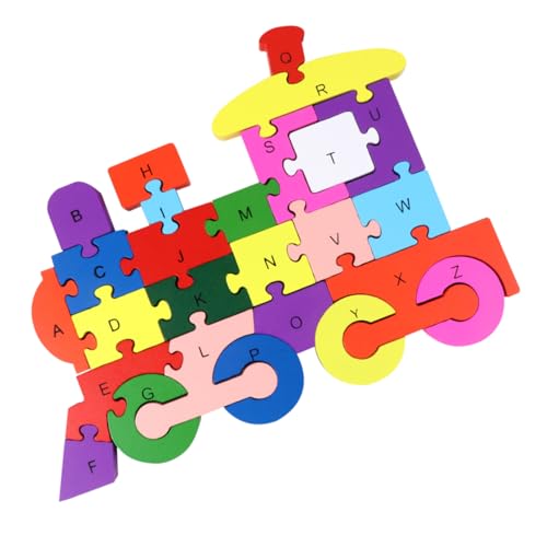 TOYANDONA 1Pc 26 Puzzle- für kinderspielzeug buchstabenpuzzle Toys holzspielsachen Puzzlematte Bausteinspielzeug Puzzle- aus Holz Bambus von TOYANDONA