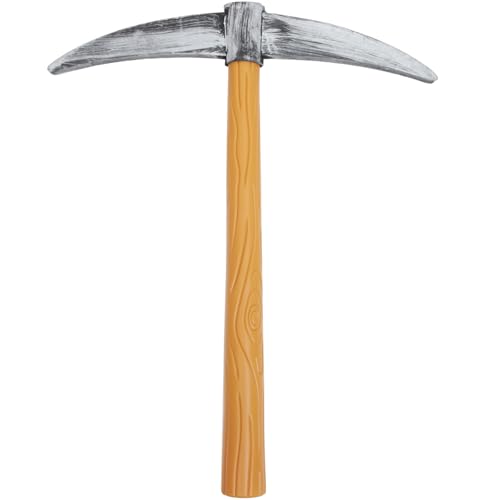 TOYANDONA 1Pcs Foam Pickaxe Prop Pickaxe Spielzeugsimulation Pickaxe Gefälschte Schaufel -Fotodekoration Für Cosplay Halloween Stage Performance Lightweight (49X41X4. 5Cm) von TOYANDONA