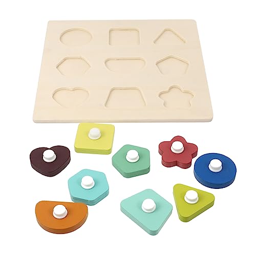 TOYANDONA 1Satz Holzpuzzle Für Frühpädagogisches Mit Cartoon Motiven Passendes Puzzle Für Kreatives Lernen Und Spielspaß Für Kleinkinder von TOYANDONA