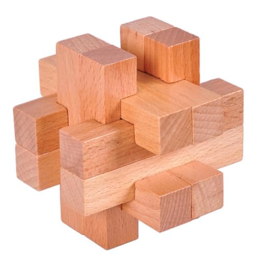 TOYANDONA Luban Schloss Spielzeug für Kinder und Erwachsene Holz Denkspiel Puzzle Intelligentes Lu Ban Puzzle für Selbstgemacht Party und Freizeitaktivitäten TOYANDONA Luban Schloss Spielzeug für Kinder und Erwachsene Holz Denkspiel Puzzle Intelligentes Lu Ban Puzzle für Selbstgemacht Party und Freizeitaktivitäten von TOYANDONA