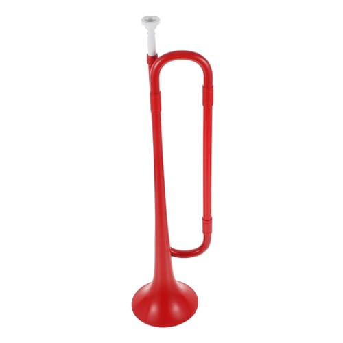 TOYANDONA 1Stk B-Trompete kinderinstrumente musikinstrumente Trompetenspielinstrument musikinstrument bugles Trompete in b simuliertes Horn Amateur-Horn Abs rot von TOYANDONA