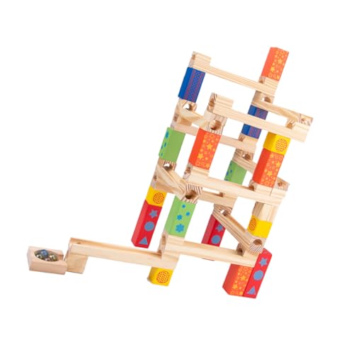 TOYANDONA 1Stk Balancespielzeug für Kinder Labyrinth-Block-Spielzeug Achterbahn Spielzeug für Kinder Building Blocks for Kinder bausteine Balanceblöcke aus Holz Balance Lernspielzeug von TOYANDONA