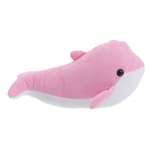 TOYANDONA 1Stk Delphin-Schlüsselband Plüsch-Delphin-Puppe Plüschtiere Stofftierpuppe Cartoon-Plüschtier zentimetrix kawavy b Toys Plüschpuppe Spielzeug gefüllte Delfinpuppe PP Baumwolle Rosa von TOYANDONA