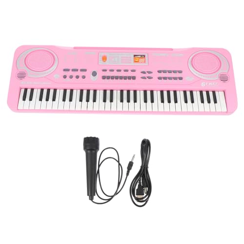 TOYANDONA 1Stk Elektronische Orgel für Kinder Kinderklavier pädagogische Musikinstrumente kinderinstrumente Kinder musikinstrumente Musikalisches Lernspielzeug Mehrzweckklavierspielzeug Rosa von TOYANDONA