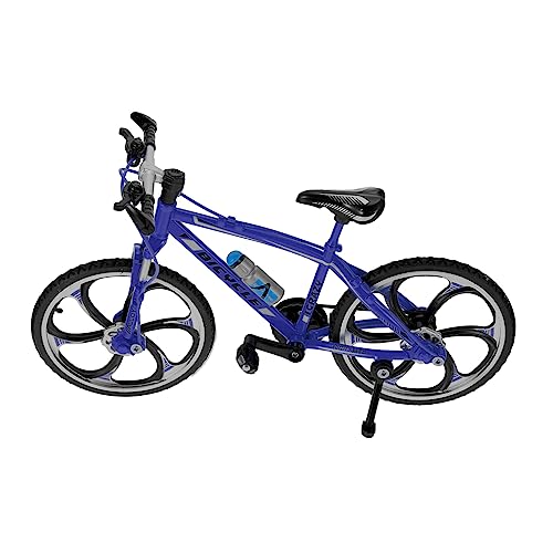 TOYANDONA 1Stk Fingerrad Finger Fahrrad leuchtspielzeug blaues Mini Toys Glowing Toy Heimdekoration Mini-Fingerspielzeug Alu-Fingerbike Partygeschenke Ferrolegierung Blue von TOYANDONA