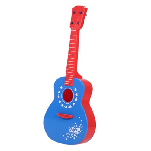 TOYANDONA 1Stk Gitarrenspielzeug Kinder Gitarre Musikinstrumente Spielzeug kinderinstrumente Kinder musikinstrumente Ukulele für Kinder Ukulele Spielzeug für Kinder Plastik Blue von TOYANDONA