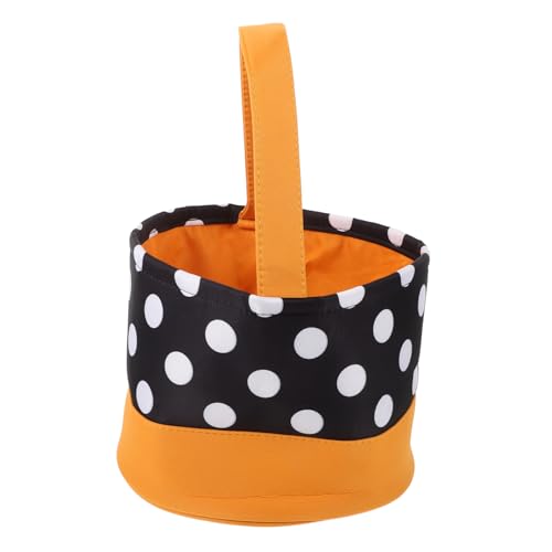 TOYANDONA 1Stk Halloween-Einkaufstasche Einkaufstaschen für Halloween-Süßigkeitstüte Kürbistüten Geschenkkörbe halloween tasche Halloween-Korbtasche kreative Tragetasche Stoff von TOYANDONA