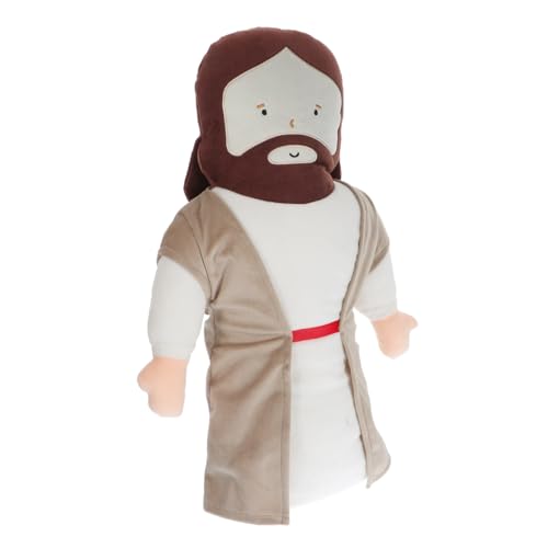 TOYANDONA 1Stk Jesus-Kissenspielzeug Jesus Kuscheltier Jesus Jesus Mini-Hühnerfiguren Bauernhoftier Stirnband Jesus-Musterkissen entzückendes Kissen Kristall superweich von TOYANDONA