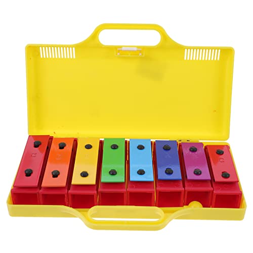 TOYANDONA 1Stk Orff-Oktave kinderinstrumente musikinstrumente Musikalische Entwicklung Musikalisches Lernspielzeug aufschlussreiches Musikspielzeug Orff-Instrument Plastik Yellow von TOYANDONA