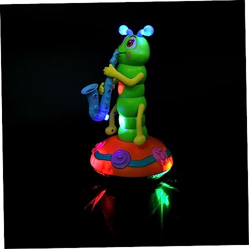 TOYANDONA 1Stk Raupen Horn leuchtspielzeug glowingtoy Fun Toy Spielzeug für Kinder ab Jahren Spielzeug mit Lichteffekten Kinderbeleuchtung Spielen Kinderspielzeug Cartoon-Spielzeug Abs von TOYANDONA