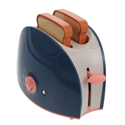 TOYANDONA 1Stk Simulierte Brotmaschine Toaster Kleinkindspielzeug Kinderspiele kinderküche Kitchen Toys für Haushaltsgeräte pädagogisches Plastik Blue von TOYANDONA