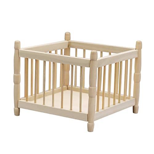 TOYANDONA 1Stück Mini Babybett Modell Für Puppenhaus Dekoration Für Kinderzimmer Miniaturmöbel Perfektes Zubehör Für Puppenszenen Für Kreative Spielwelten von TOYANDONA