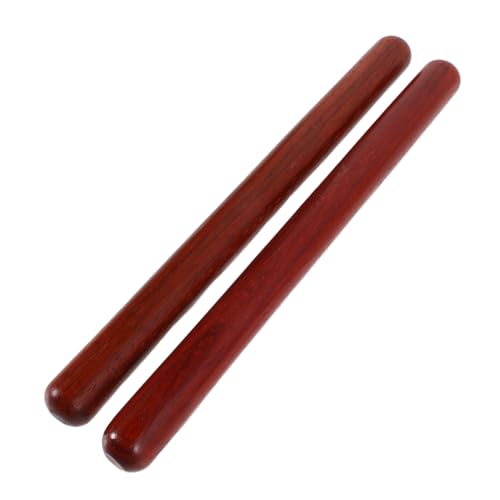 TOYANDONA 1paar Rote Holz-rhythmus-sticks Musikinstrument Für Klassische Holzklaven Pädagogisches Schlaginstrument Für Musikbildung Und Familienaktivitäten TOYANDONA 1paar Rote Holz-rhythmus-sticks Musikinstrument Für Klassische Holzklaven Pädagogisches Schlaginstrument Für Musikbildung Und Familienaktivitäten von TOYANDONA