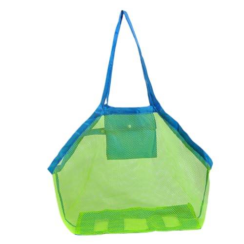 TOYANDONA 1stk Aufbewahrungstasche Für Strandspielzeug Strandtasche Für Kinder Aufbewahrungstasche Für Spielzeug Strandtasche Aus Mesh Große Einkaufstasche Große Strandtasche Green von TOYANDONA