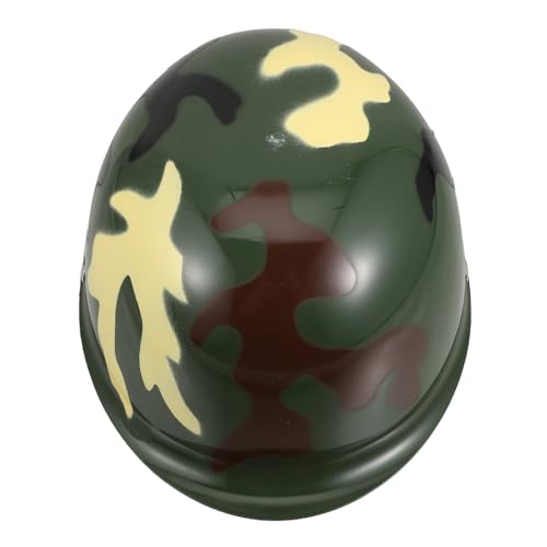 TOYANDONA 1stk Camouflage-helm Party-performance-requisite Camouflage-hut Dressing-versorgung Rollenspielhelm Kinderhelm Tarnhut Aus Kunststoff Partykleid Versorgung Simulierter Helm Plastik von TOYANDONA