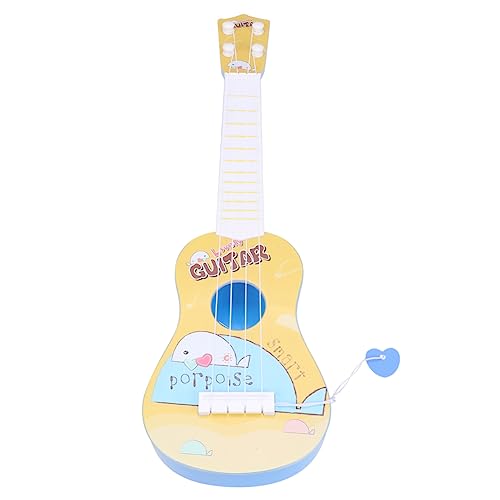 TOYANDONA 1stk Musikinstrument Spielzeug Musikspielzeug Für Kindergitarre Kinderspielzeuggitarre Musikgitarrenspielzeug Musikspielzeuggitarre Musikspielzeug Minigitarre Mini-Gitarre Yellow von TOYANDONA