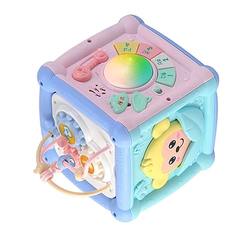 TOYANDONA 1stk Puzzle-Sound Und Leichte Sechsseitige Trommel Abs Colorful von TOYANDONA