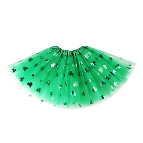 TOYANDONA 1stk St Patrick Tutu St. Patrick's Day Tutu St. Patrick's Day Kostüm Grünes Tutu St Patrick's Day Green von TOYANDONA