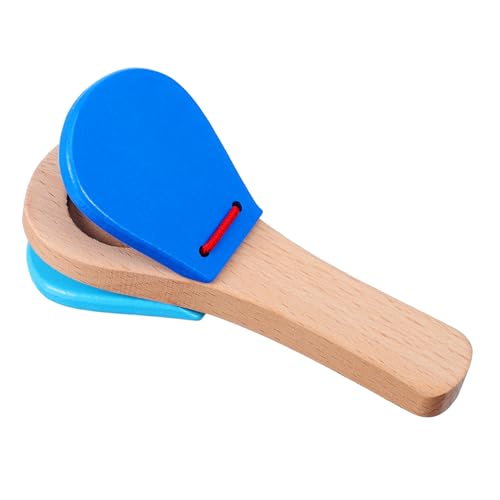 TOYANDONA Kastagnettenklöppel Holz 1 Stück Klatschbrett Fingerkastagnette Musikalisches Lernspielzeug zur der Hand Auge Koordination Pädagogisches Percussion Instrument Zufällige Farbe für Kinder TOYANDONA Kastagnettenklöppel Holz 1 Stück Klatschbrett Fingerkastagnette Musikalisches Lernspielzeug zur der Hand Auge Koordination Pädagogisches Percussion Instrument Zufällige Farbe für Kinder von TOYANDONA