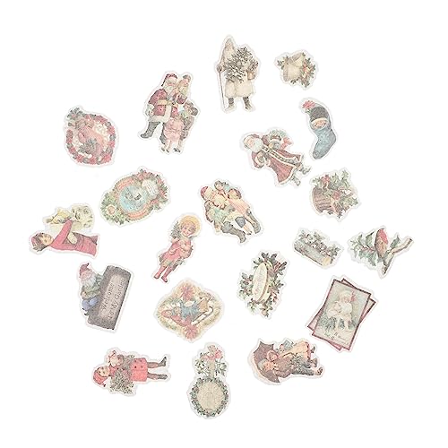 TOYANDONA 2 Kisten Material dekorative Aufkleber Vintage-Aufkleber Tagebuch für Washi-Aufkleber Handdekor Scrapbooking Sticker Scrapbook Stickers alte Aufkleber Scrapbook-Material Papier von TOYANDONA