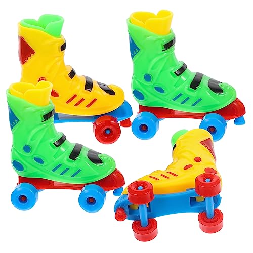 TOYANDONA 2 Paar Farbige Fingerspielzeuge Finger-Skate-Modell Skateboardzubehör Sportspielzeug Fingerskate Lustiges Skate- Kompaktes Skate- Bildungsspielzeug Plastik von TOYANDONA