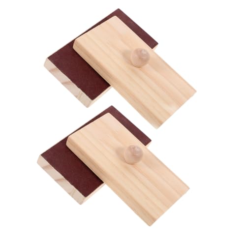 TOYANDONA 2 Paare Montessori Percussion Instrument Holz Sandblock Rhythmusspielzeug Tragbares Orff Sandboard Für Frühes Musikalisches Lernen Und Gruppenaktivitäten TOYANDONA 2 Paare Montessori Percussion Instrument Holz Sandblock Rhythmusspielzeug Tragbares Orff Sandboard Für Frühes Musikalisches Lernen Und Gruppenaktivitäten von TOYANDONA