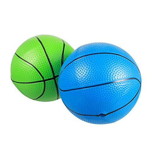 TOYANDONA 2 STK Basketball Hüpfball Für Hüpfbälle Für Den Kindergarten Sportangebot Für PVC Blue von TOYANDONA