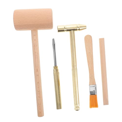 TOYANDONA 2 Sätze Archäologische Ausgrabungswerkzeuge für Holzhammer Meißel und Pinsel Langlebiges Stem Lernspielzeug für Entdeckungen und Rollenspiele TOYANDONA 2 Sätze Archäologische Ausgrabungswerkzeuge für Holzhammer Meißel und Pinsel Langlebiges Stem Lernspielzeug für Entdeckungen und Rollenspiele von TOYANDONA