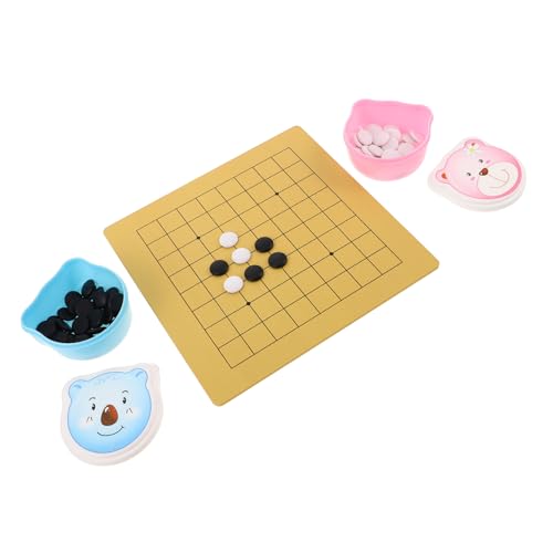 TOYANDONA 2sätze Doppelseitiges Go-spielbrett Für Junge Mädchen Mit Plastiksteinen Einzigartiges Schachspiel Leicht Tragbar Für Familie Und Gehirnentwicklung Kompakt Und Funktional TOYANDONA 2sätze Doppelseitiges Go-spielbrett Für Junge Mädchen Mit Plastiksteinen Einzigartiges Schachspiel Leicht Tragbar Für Familie Und Gehirnentwicklung Kompakt Und Funktional von TOYANDONA