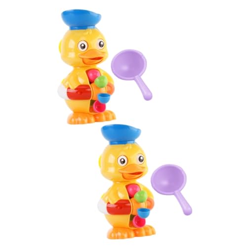 TOYANDONA 2 Sätze Ente Badespielzeug Sommerspielzeug Tierspielzeug Rotierender Sprinkler Badewanne Für Kleinkinder Spielzeug Sprinkler Wannenspielzeug Für Kleinkinder 1-3 Abs von TOYANDONA