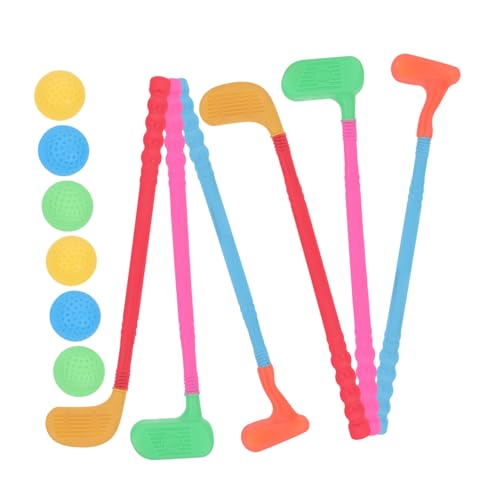 TOYANDONA 2 Sätze Golfspielzeug aus Kunststoff -Ball Set Robust und Sicher Fördert Motorik und Geduld Bunte Farben Indoor und Outdoor Spielspaß Zufällige Farbe TOYANDONA 2 Sätze Golfspielzeug aus Kunststoff -Ball Set Robust und Sicher Fördert Motorik und Geduld Bunte Farben Indoor und Outdoor Spielspaß Zufällige Farbe von TOYANDONA