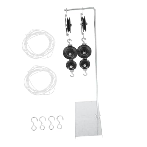 TOYANDONA 2sätze Doppelflaschenzug Aus Metall Verstellbarer Flaschenzug Einfacher Flaschenzug Für Physikunterricht Wissenschaftliche Experimente TOYANDONA 2sätze Doppelflaschenzug Aus Metall Verstellbarer Flaschenzug Einfacher Flaschenzug Für Physikunterricht Wissenschaftliche Experimente von TOYANDONA