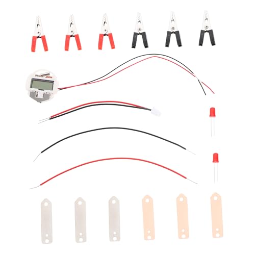 TOYANDONA 2 Sätze Obstbatterie Experimentierkasten Metallmaterial Wiederverwendbar Stromerzeuger Wissenschaftliches DIY Kit für Ab Jahren zur Praktischen Früchte Batterie Stromerzeugung und TOYANDONA 2 Sätze Obstbatterie Experimentierkasten Metallmaterial Wiederverwendbar Stromerzeuger Wissenschaftliches DIY Kit für Ab Jahren zur Praktischen Früchte Batterie Stromerzeugung und von TOYANDONA