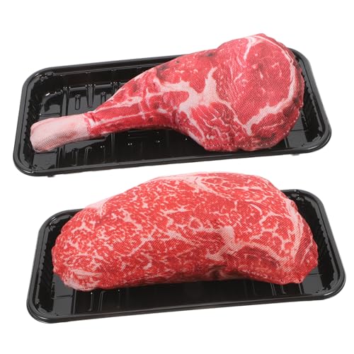 TOYANDONA 2 Sätze Realistisches Künstliche Rindersteak Deko mit Detailgetreuer Verarbeitung Langlebig für und Fotodekoration Authentische Fleisch Imitation Vielseitig Einsetzbar TOYANDONA 2 Sätze Realistisches Künstliche Rindersteak Deko mit Detailgetreuer Verarbeitung Langlebig für und Fotodekoration Authentische Fleisch Imitation Vielseitig Einsetzbar von TOYANDONA