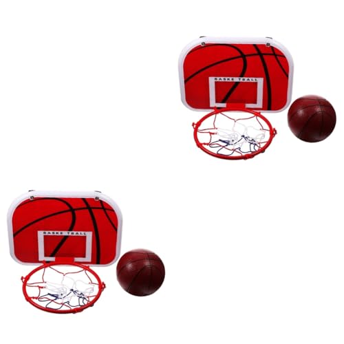 TOYANDONA 2 Sätze hängender Basketballkorb Basketball- für Jungen Basketballkörbe im Freien Basketball Hoop Indoor Mini Basketball Hoop Basketballkorb für Kinder Spielzeug von TOYANDONA