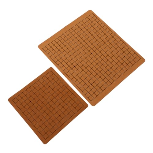 TOYANDONA 2 Stück Doppelseitiges Go Schachbrett Streifen Pu-Leder Leicht Reisetauglich für Anfänger Robustes Praktisch Faltbares Brettspiel Zufällige Farbe TOYANDONA 2 Stück Doppelseitiges Go Schachbrett Streifen Pu-Leder Leicht Reisetauglich für Anfänger Robustes Praktisch Faltbares Brettspiel Zufällige Farbe von TOYANDONA