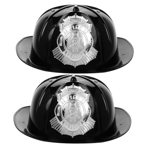 TOYANDONA 2 Stück Feuermütze Kinderhelm Kinderkleidung Kostüm Für Kinder Kleinkind Motorhaube Kinderhelm Kleinkindkostüme Kinder Kleinkind Junge Hut Feuerwehrmann Hüte Kinder Feuerwehrmann von TOYANDONA