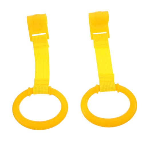 TOYANDONA 2 Stück Kinderbett Handgriff Ringe für Laufhilfe Pull Up Rings Gelb Sicher Einfache Installation Spielplatz Zubehör für Kleinkinder TOYANDONA 2 Stück Kinderbett Handgriff Ringe für Laufhilfe Pull Up Rings Gelb Sicher Einfache Installation Spielplatz Zubehör für Kleinkinder von TOYANDONA