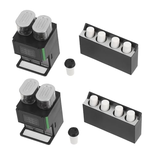 TOYANDONA 2 Stück Modell Einer Mini-Kaffeemaschine Mini -Kaffeemaschinespielzeug Kaffeemaschine Miniatur winzige Plastik Schwarz TOYANDONA 2 Stück Modell Einer Mini-Kaffeemaschine Mini -Kaffeemaschinespielzeug Kaffeemaschine Miniatur winzige Plastik Schwarz von TOYANDONA