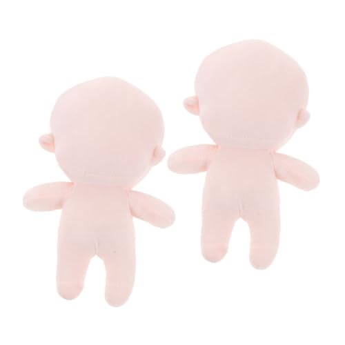 TOYANDONA 2 Stück Puppe Lustig DIY Puppe DIY Puppenkörper DIY Stoffpuppe Gefüllte DIY Puppe Verschleißfeste Puppe Modell Dekorativ Leere Puppe Anziehpuppe Leere Puppe DIY von TOYANDONA