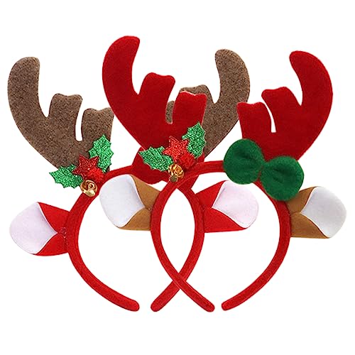 TOYANDONA Weihnachts Kopfschmuck Led Weihnachtsstirnband 2 Stück Rentier Geweih Stirnband Für Weihnachtsfeiern Festliche Haar Accessoires Mit Glitzer Ideal Für Und Perfektes Für Die Feiertage von TOYANDONA