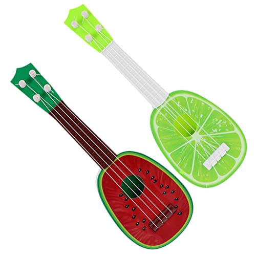 TOYANDONA 2 Stück Saiten Musikgitarre Mini Musik Mini Gitarreninstrumente B Gitarren Mini Musikgitarre Instrument Musikgitarre Kunststoff von TOYANDONA